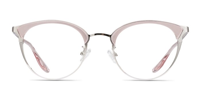Bouquet Pink Silver Acetate-metal Montures de lunettes de vue d'EyeBuyDirect