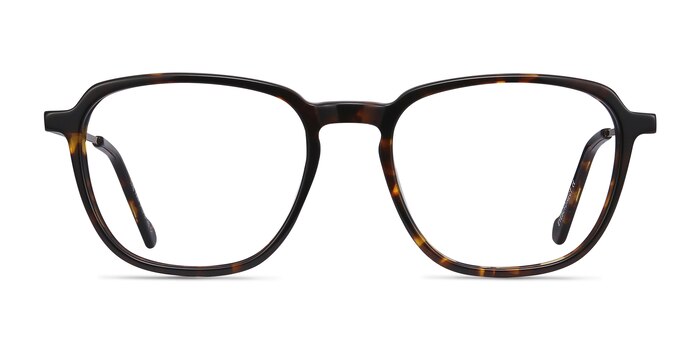 The Fan Tortoise Acetate-metal Eyeglass Frames from EyeBuyDirect