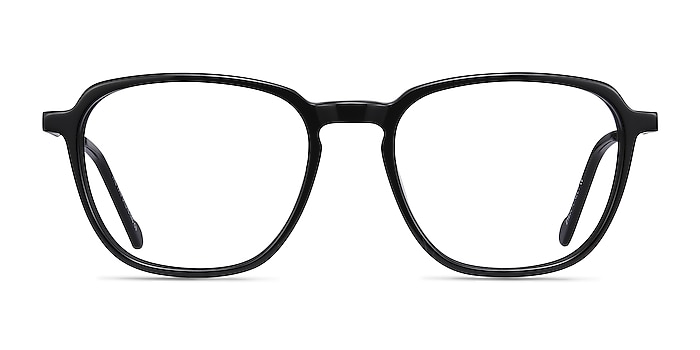 The Fan Noir Acetate-metal Montures de lunettes de vue d'EyeBuyDirect