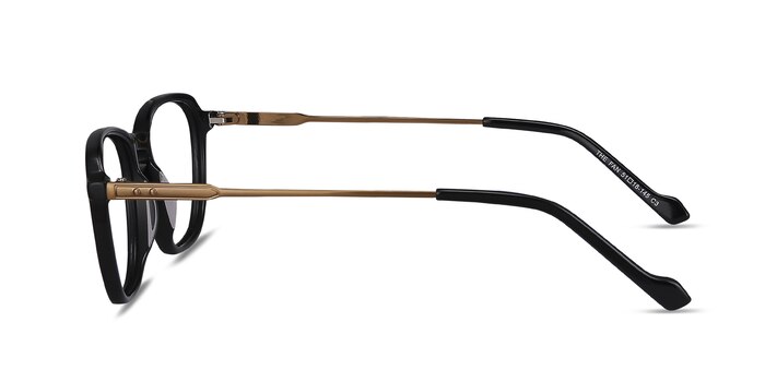 The Fan Black Acetate-metal Eyeglass Frames from EyeBuyDirect
