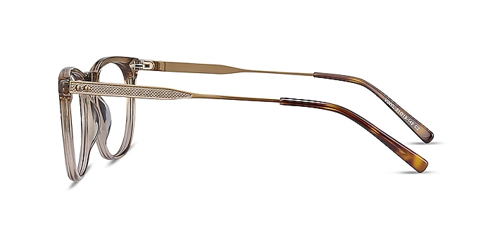 Vinyl Clear Brown Acetate-metal Eyeglass Frames from EyeBuyDirect