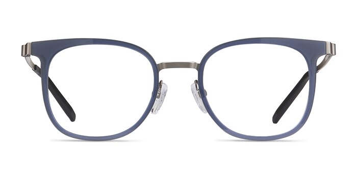 Rotem Bleu marine  Acetate-metal Montures de lunettes de vue d'EyeBuyDirect
