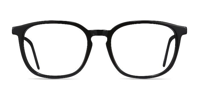 Esquire Noir Acetate-metal Montures de lunettes de vue d'EyeBuyDirect