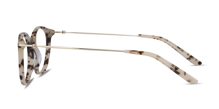 Quill Écaille ivoire Acetate-metal Montures de lunettes de vue d'EyeBuyDirect