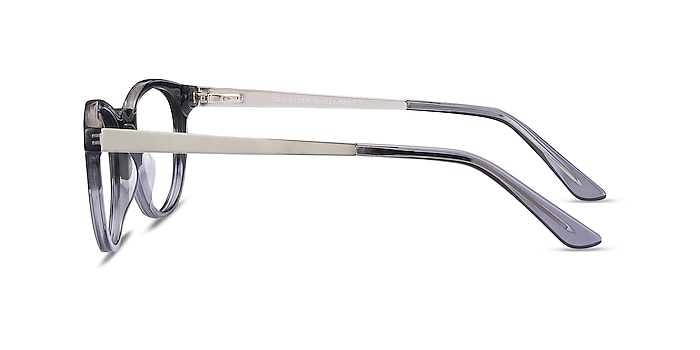 Traveller Gray Acetate-metal Eyeglass Frames from EyeBuyDirect