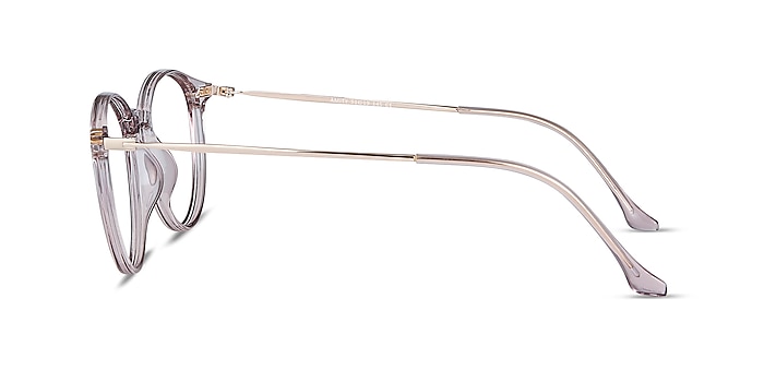 Amity Clear Purple Plastic-metal Montures de lunettes de vue d'EyeBuyDirect