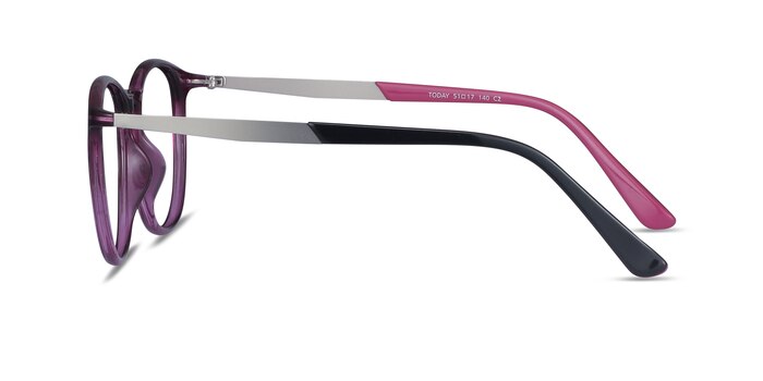 Today Violet Plastic-metal Montures de lunettes de vue d'EyeBuyDirect