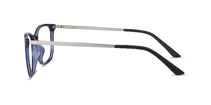 Clarity Bleu Plastic-metal Montures de lunettes de vue d'EyeBuyDirect