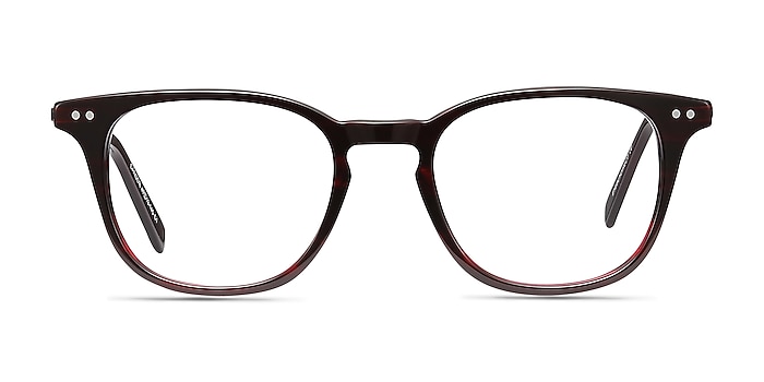 Candor Red Acetate Eyeglass Frames from EyeBuyDirect