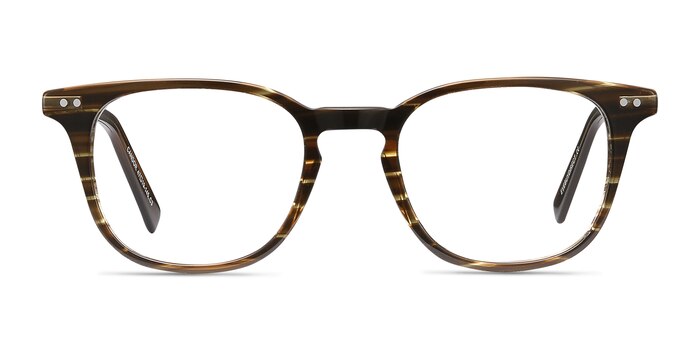 Candor Rayures Acétate Montures de lunettes de vue d'EyeBuyDirect