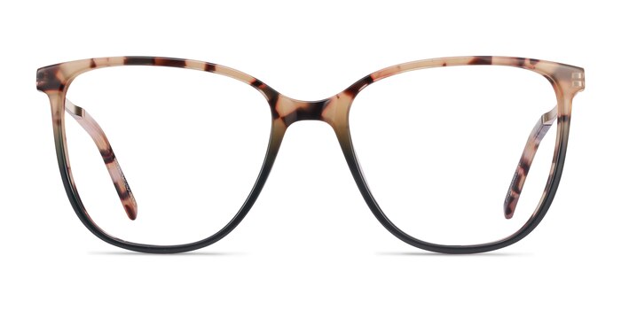 Aroma Tortoise Green Acetate-metal Montures de lunettes de vue d'EyeBuyDirect