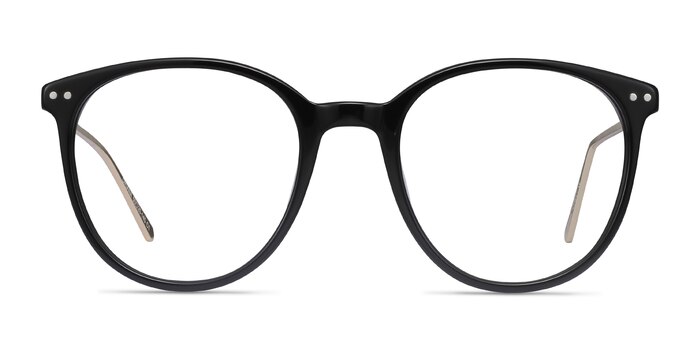 Oriana Black Acetate-metal Eyeglass Frames from EyeBuyDirect