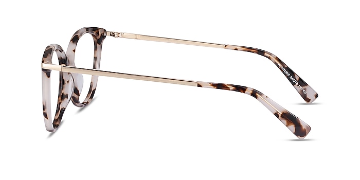 Attitude Écaille ivoire Acetate-metal Montures de lunettes de vue d'EyeBuyDirect