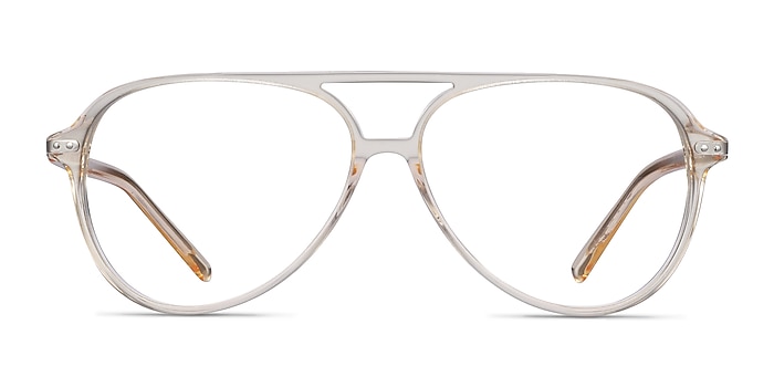 Viento Clear Yellow Acetate Eyeglass Frames from EyeBuyDirect