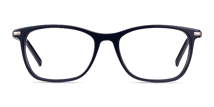 Field Bleu marine  Acetate-metal Montures de lunettes de vue d'EyeBuyDirect