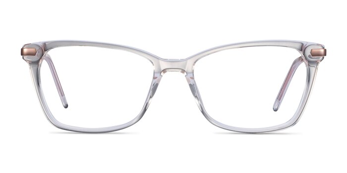 Forward Transparent Acetate-metal Montures de lunettes de vue d'EyeBuyDirect