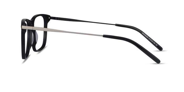 Envision Noir Acetate-metal Montures de lunettes de vue d'EyeBuyDirect