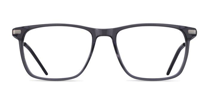 Envision Gray Acetate-metal Eyeglass Frames from EyeBuyDirect