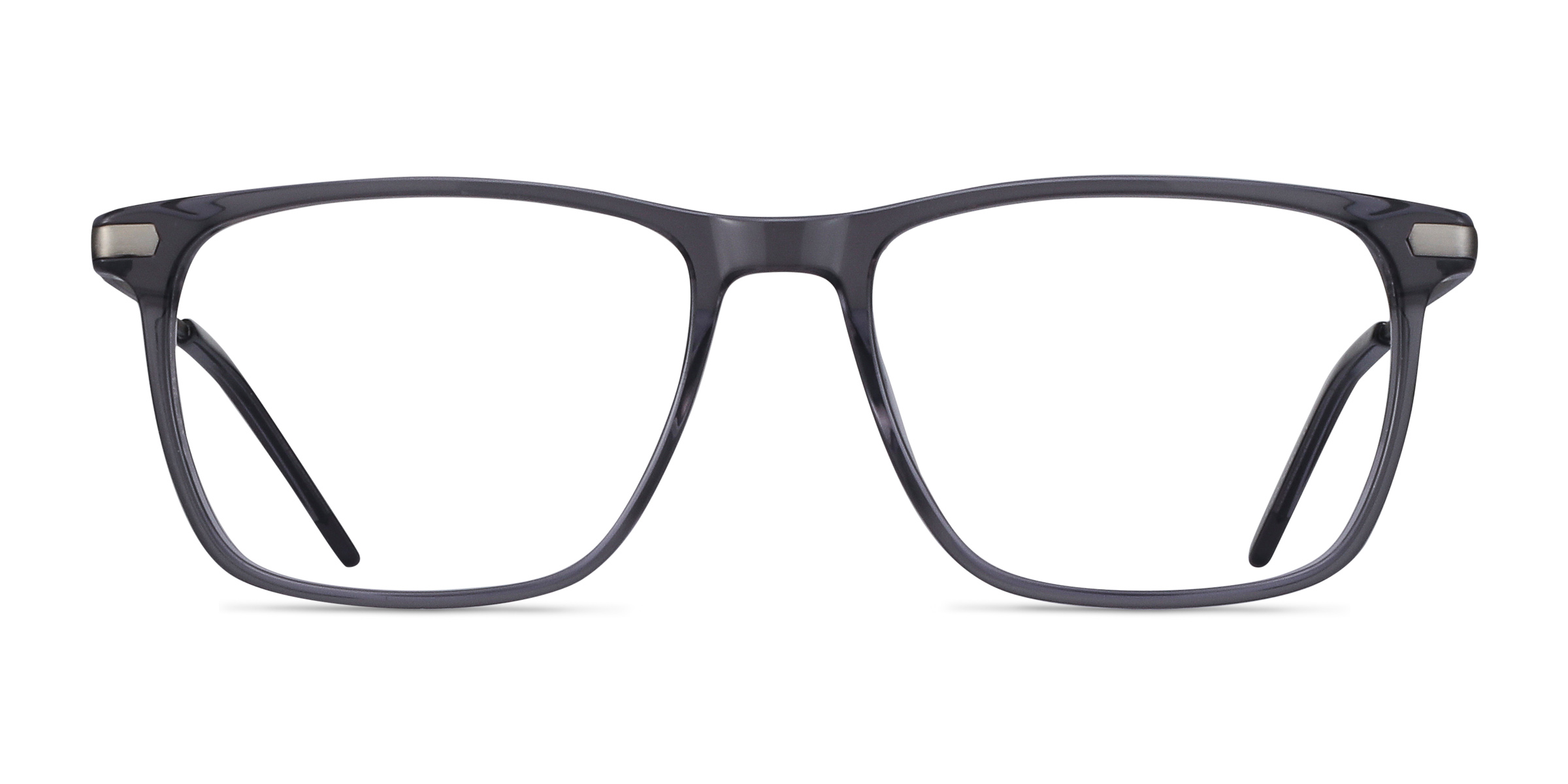 Envision Rectangle Gray Glasses for Men | Eyebuydirect