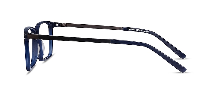 Haptic Blue Acetate-metal Eyeglass Frames from EyeBuyDirect
