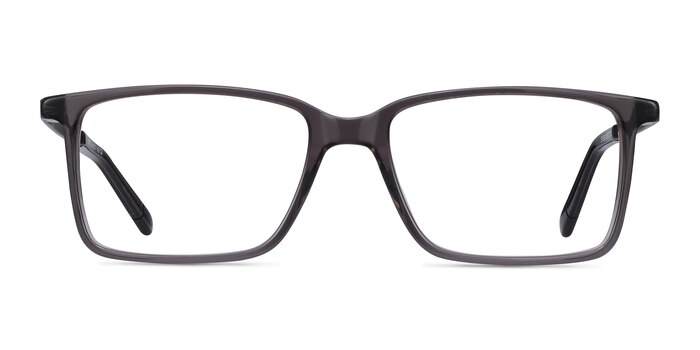 Haptic Gray Acetate-metal Eyeglass Frames from EyeBuyDirect