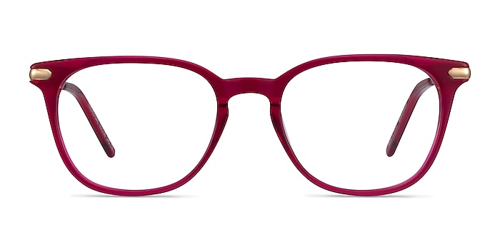Therefore Raspberry Acetate-metal Eyeglass Frames from EyeBuyDirect