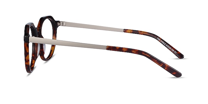 The Cycle Dark Tortoise Acetate-metal Eyeglass Frames from EyeBuyDirect