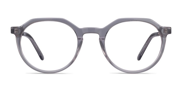 The Cycle Gray Acetate-metal Eyeglass Frames from EyeBuyDirect