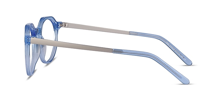 The Cycle Blue Acetate-metal Eyeglass Frames from EyeBuyDirect