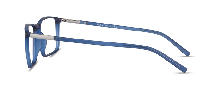 Simon Bleu Plastic-metal Montures de lunettes de vue d'EyeBuyDirect