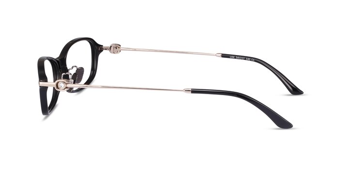 Lise Black Acetate Eyeglass Frames from EyeBuyDirect