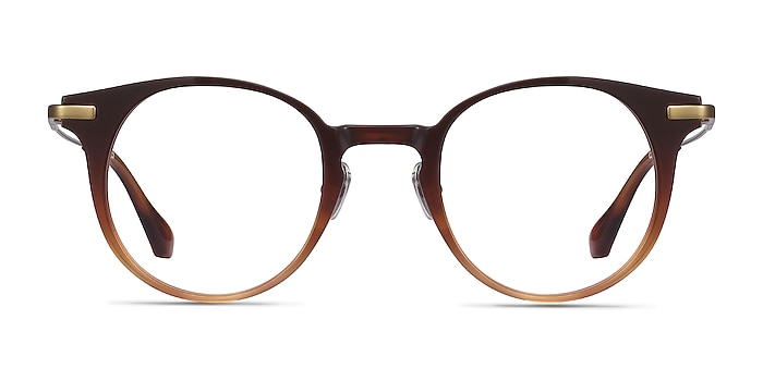 Lazzi Brun Acétate Montures de lunettes de vue d'EyeBuyDirect
