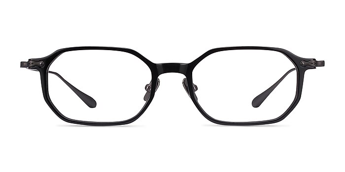 Lampito Noir Acétate Montures de lunettes de vue d'EyeBuyDirect