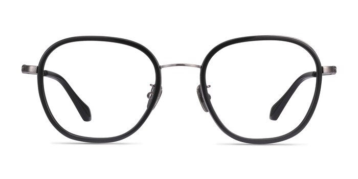 Beyond Noir Acétate Montures de lunettes de vue d'EyeBuyDirect