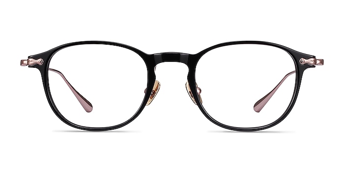 Malva Noir Acétate Montures de lunettes de vue d'EyeBuyDirect