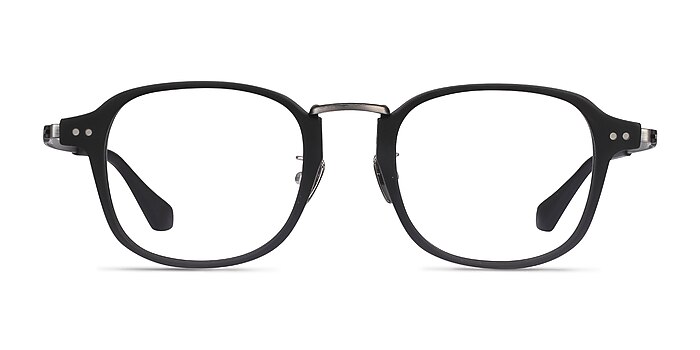 Lalo Matte Black Acétate Montures de lunettes de vue d'EyeBuyDirect