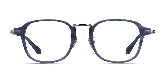 Lalo Blue Acetate Eyeglass Frames from EyeBuyDirect