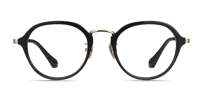 Impact Noir Acétate Montures de lunettes de vue d'EyeBuyDirect