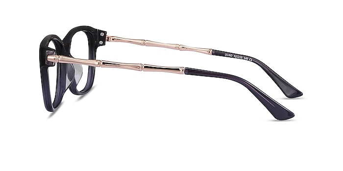 Ouro Bleu foncé Acétate Montures de lunettes de vue d'EyeBuyDirect