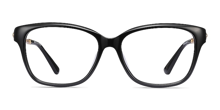 Ouro Black Golden Acétate Montures de lunettes de vue d'EyeBuyDirect