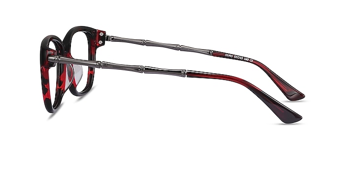 Ouro Red Acetate Eyeglass Frames from EyeBuyDirect