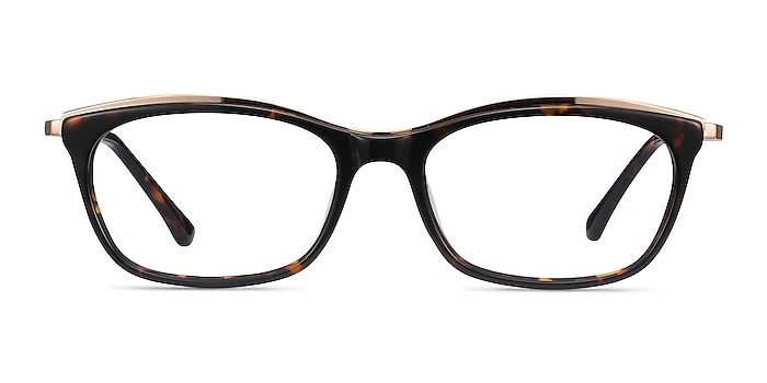 Sina Tortoise Acetate Eyeglass Frames from EyeBuyDirect