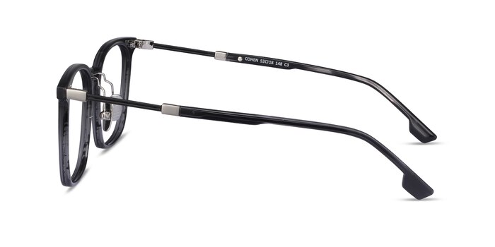 Cohen Gray Acetate Eyeglass Frames from EyeBuyDirect