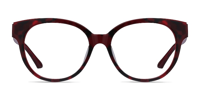 Vee Red Floral Acetate Eyeglass Frames from EyeBuyDirect