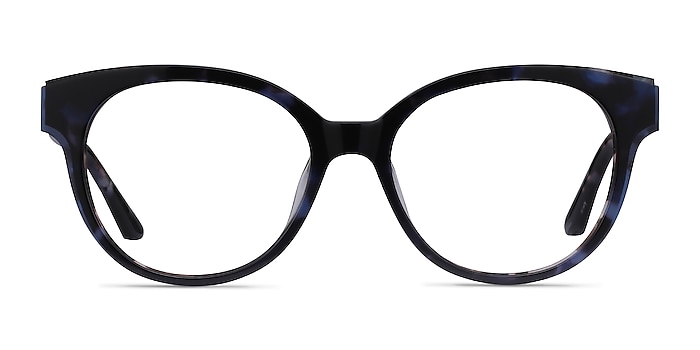 Vee Blue Floral Acetate Eyeglass Frames from EyeBuyDirect