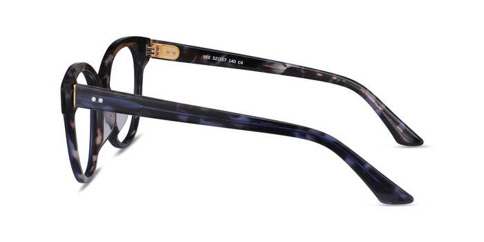 Vee Blue Floral Acétate Montures de lunettes de vue d'EyeBuyDirect