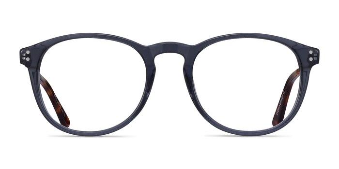 Akio Gris Acetate-metal Montures de lunettes de vue d'EyeBuyDirect