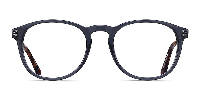 Akio Gray Acetate-metal Eyeglass Frames from EyeBuyDirect