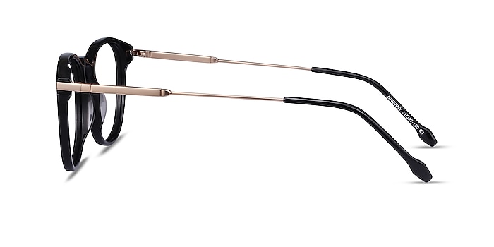 Giverny Noir Acetate-metal Montures de lunettes de vue d'EyeBuyDirect