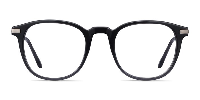 Giverny Gris Acetate-metal Montures de lunettes de vue d'EyeBuyDirect
